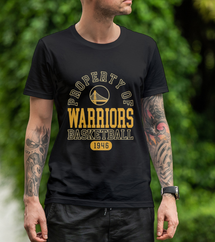 Property Of Warriors Basketball 1946 Golden State Iconic Team Heritage T-Shirt