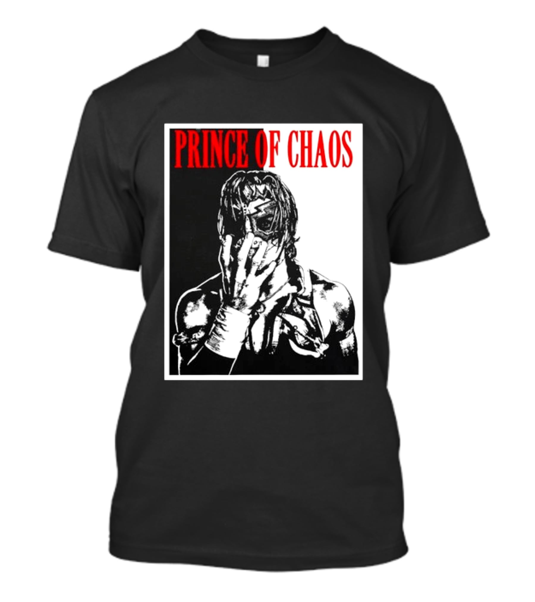 Shado Jr Prince Of Chaos Wrestling Lucha Libre Masked Wrestler T-Shirt