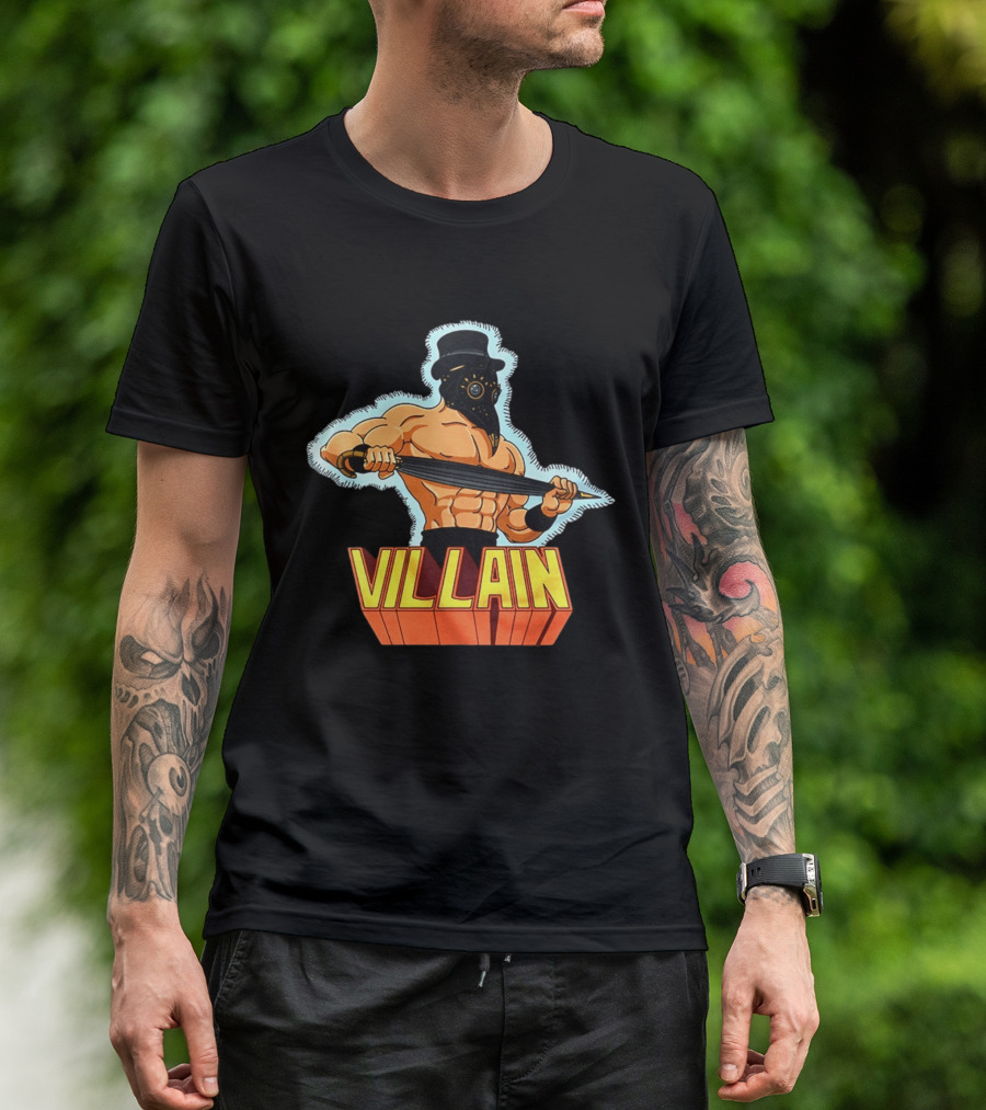 Villain Plague Doctor Warrior With Sword T-Shirt
