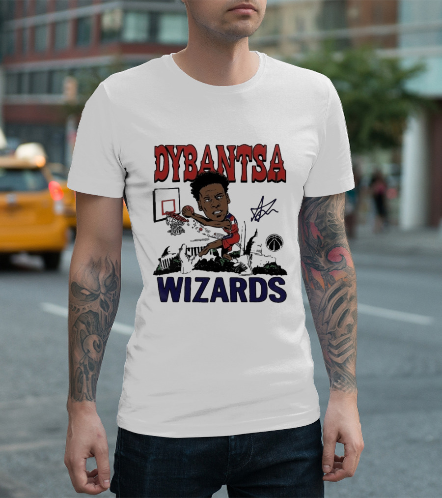 Dybantsa Washington Wizards Rookie Tri Blend Homage T-Shirt