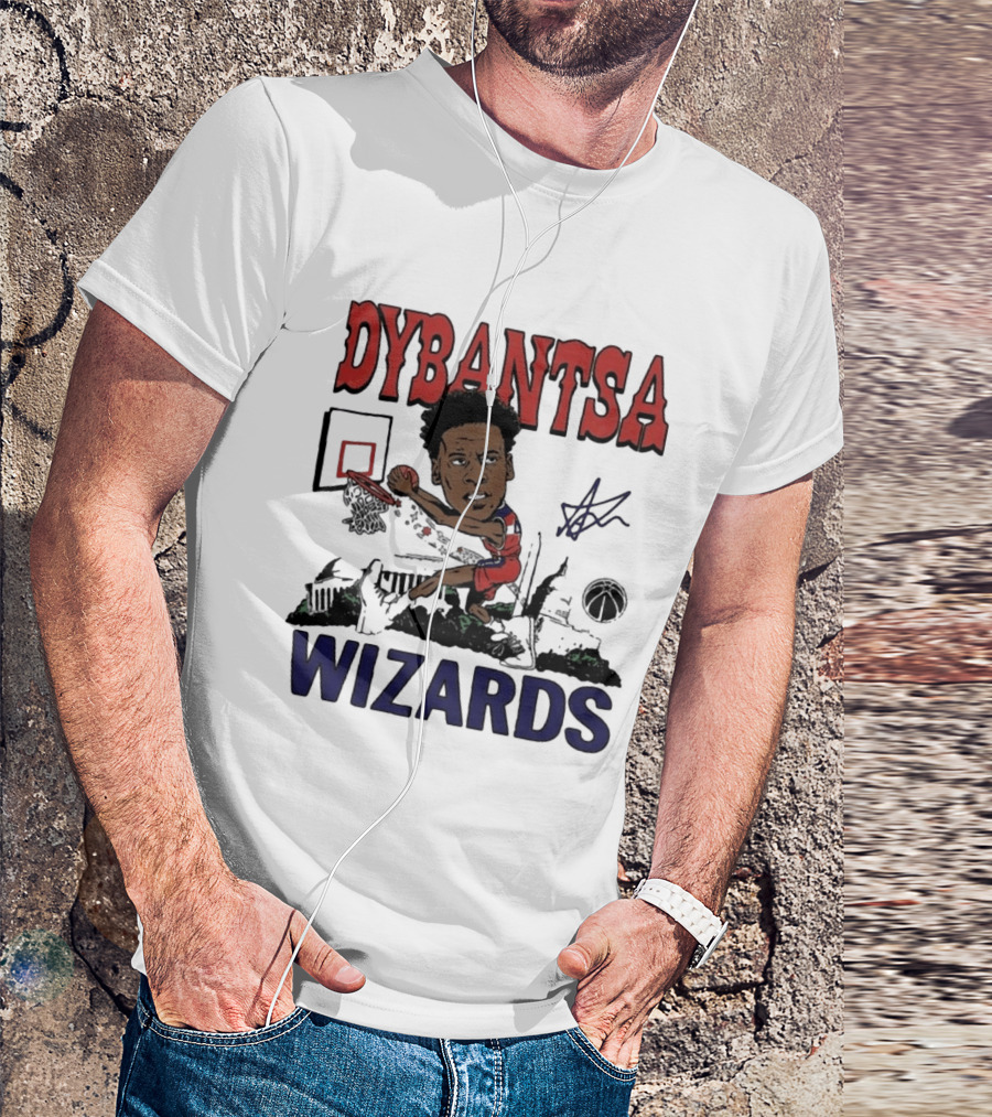 Dybantsa Washington Wizards Rookie Tri Blend Homage T-Shirt