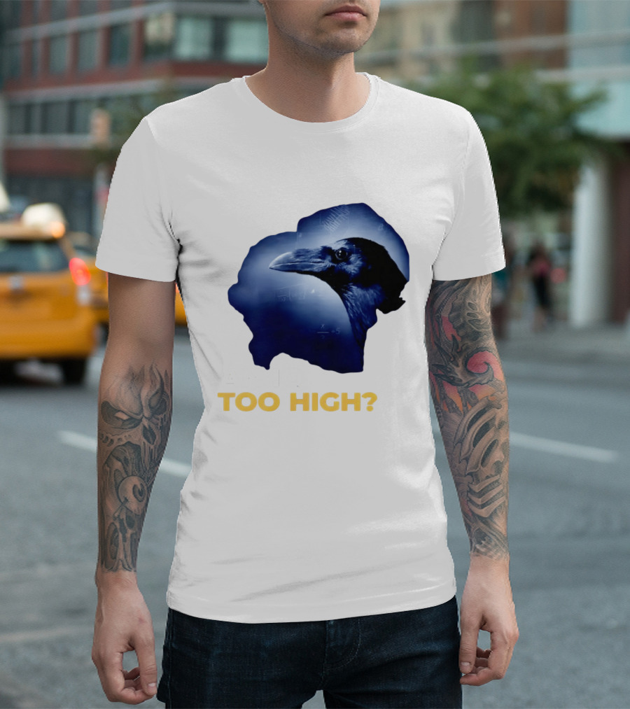 An IQ Too High Raven Sarcasm Meme T-Shirt