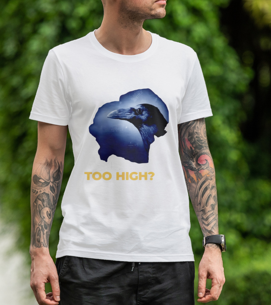 An IQ Too High Raven Sarcasm Meme T-Shirt