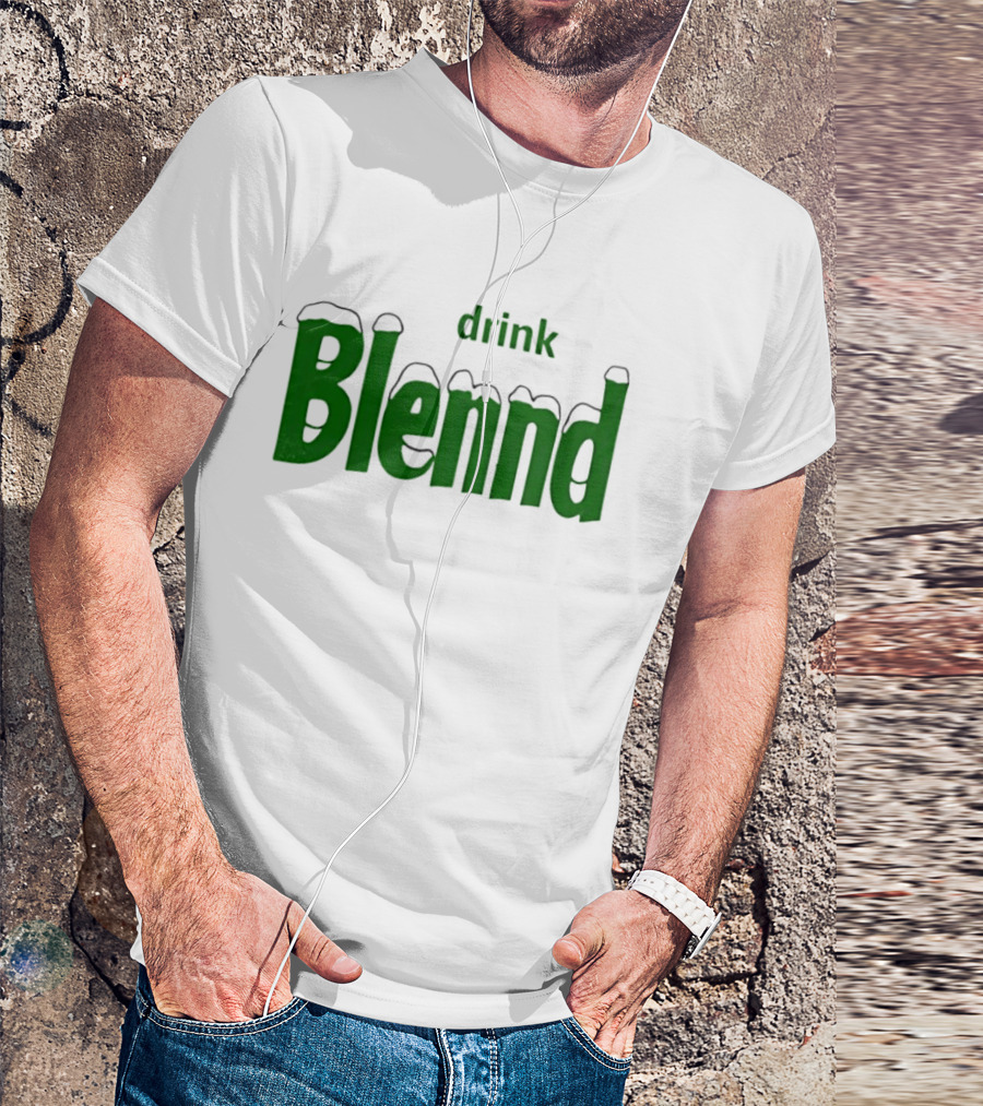Refresh Your Routine Drink Blennd Green T-Shirt
