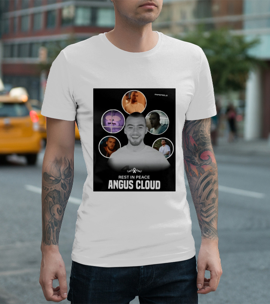 Angus Cloud Memorial Tribute AnimeFeels Rest In Peace T-Shirt