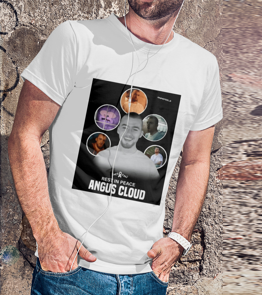 Angus Cloud Memorial Tribute AnimeFeels Rest In Peace T-Shirt