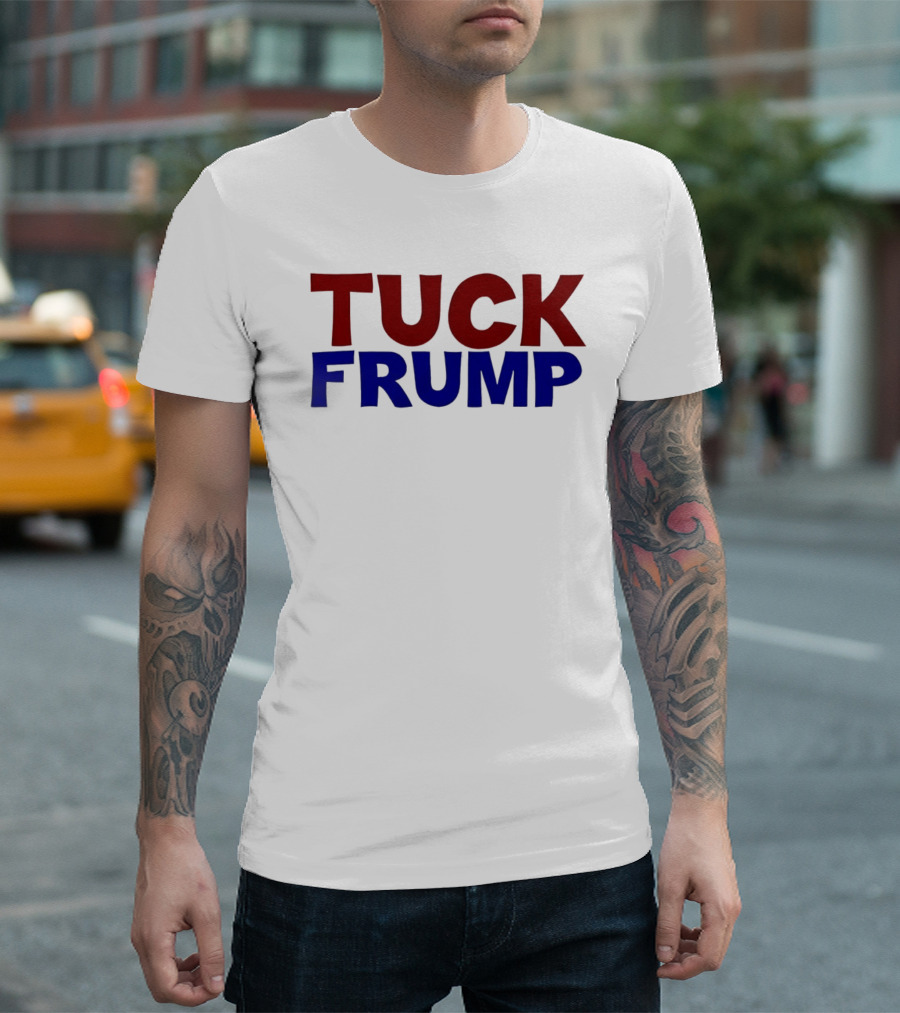 Tuck Frump Red And Blue T-Shirt