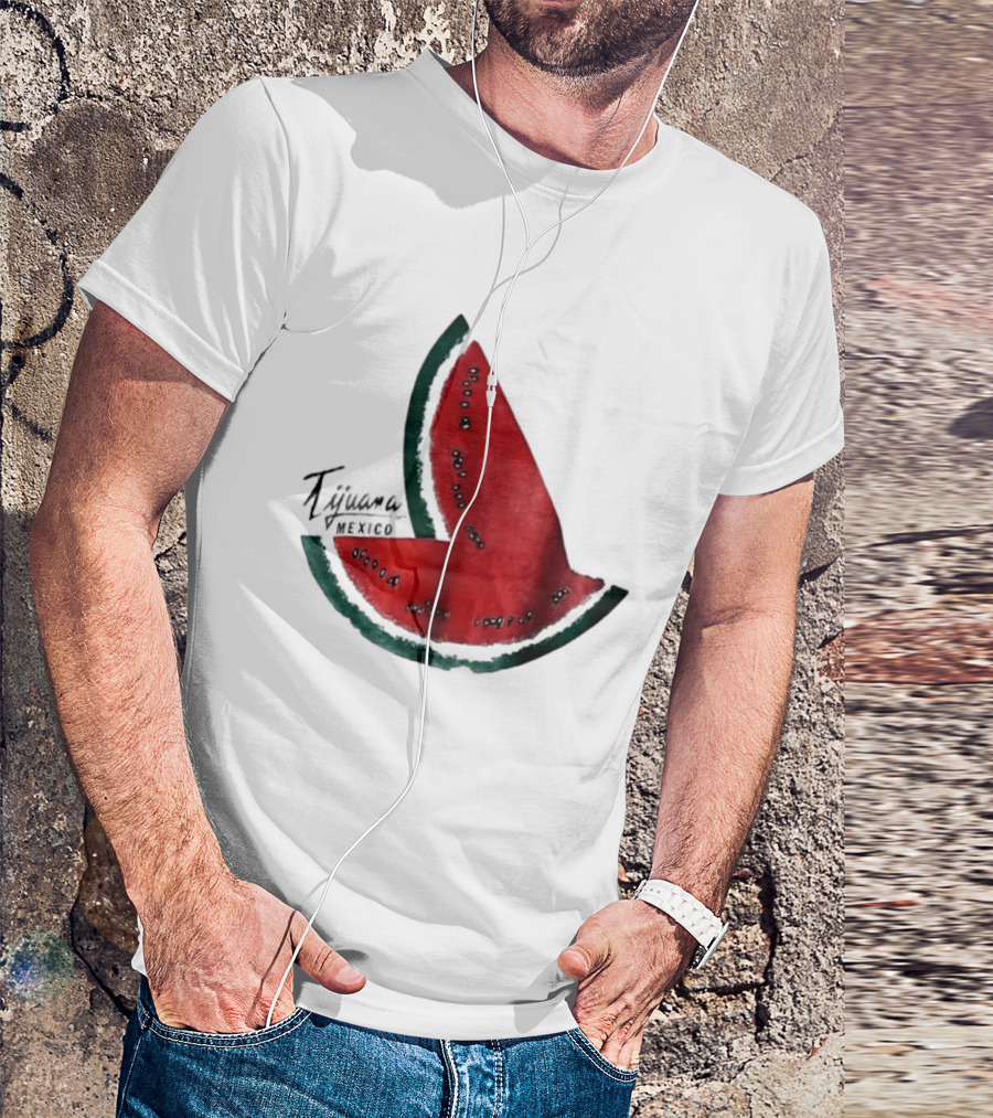 Tijuana Mexico Watermelon Summer Snack Souvenir T-Shirt