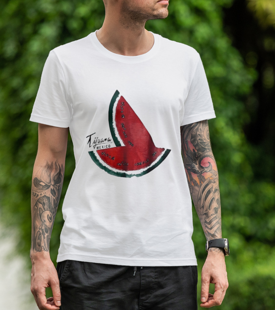 Tijuana Mexico Watermelon Summer Snack Souvenir T-Shirt