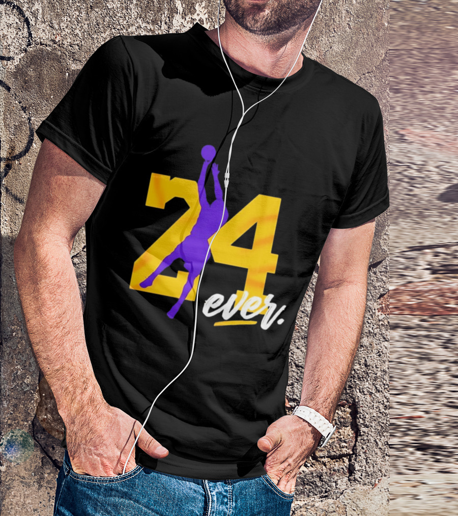 Kobe Bryant Los Angeles Lakers 24 Ever Basketball Legend T-Shirt