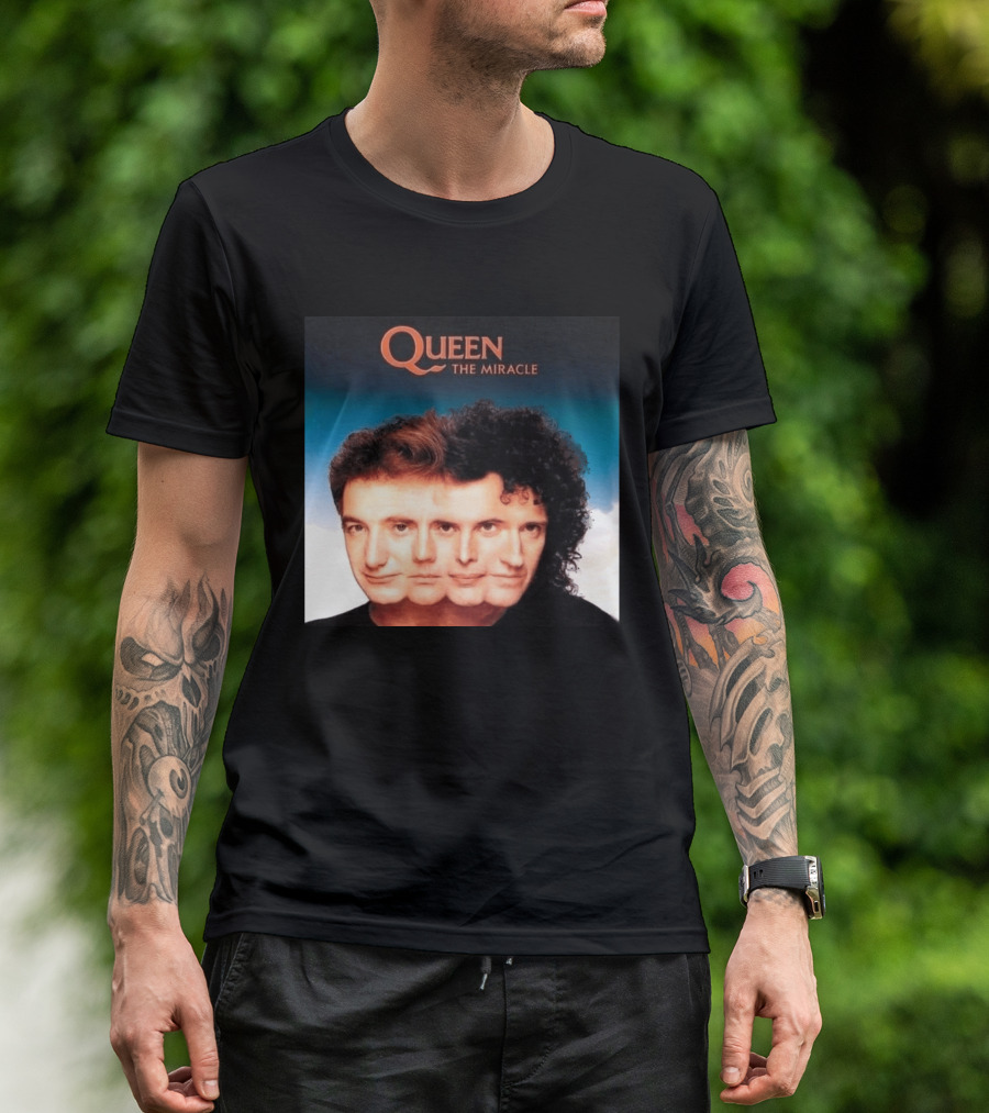 Queen The Miracle Album Cover Art May 1989 Release T-Shirt