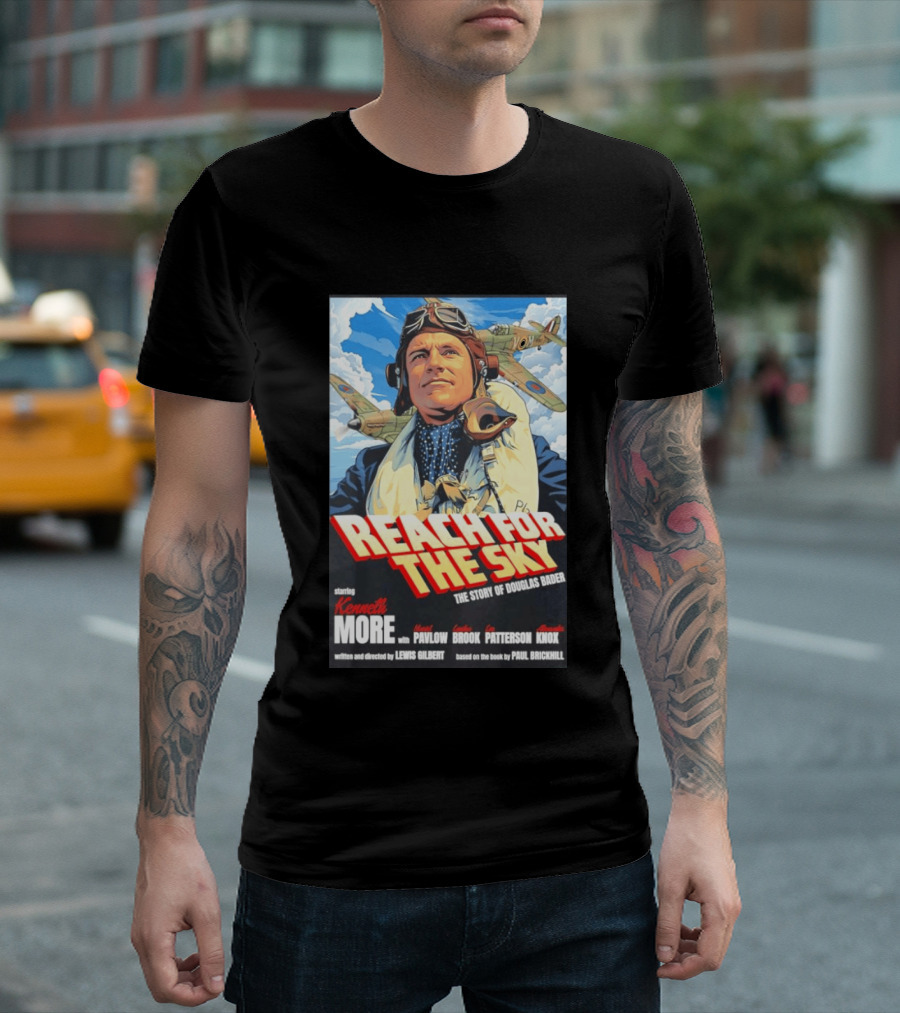 Reach For The Sky Kenneth More Muriel Pavlow Douglas Bader Story T-Shirt