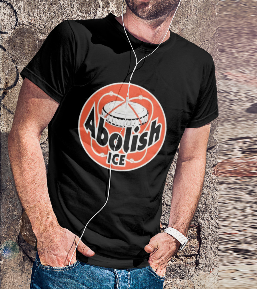 Abolish Ice Houston Astrodome Retro Baseball T-Shirt