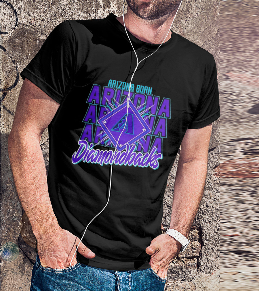 Arizona Born Arizona Diamondbacks MLB Fan Gear T-Shirt