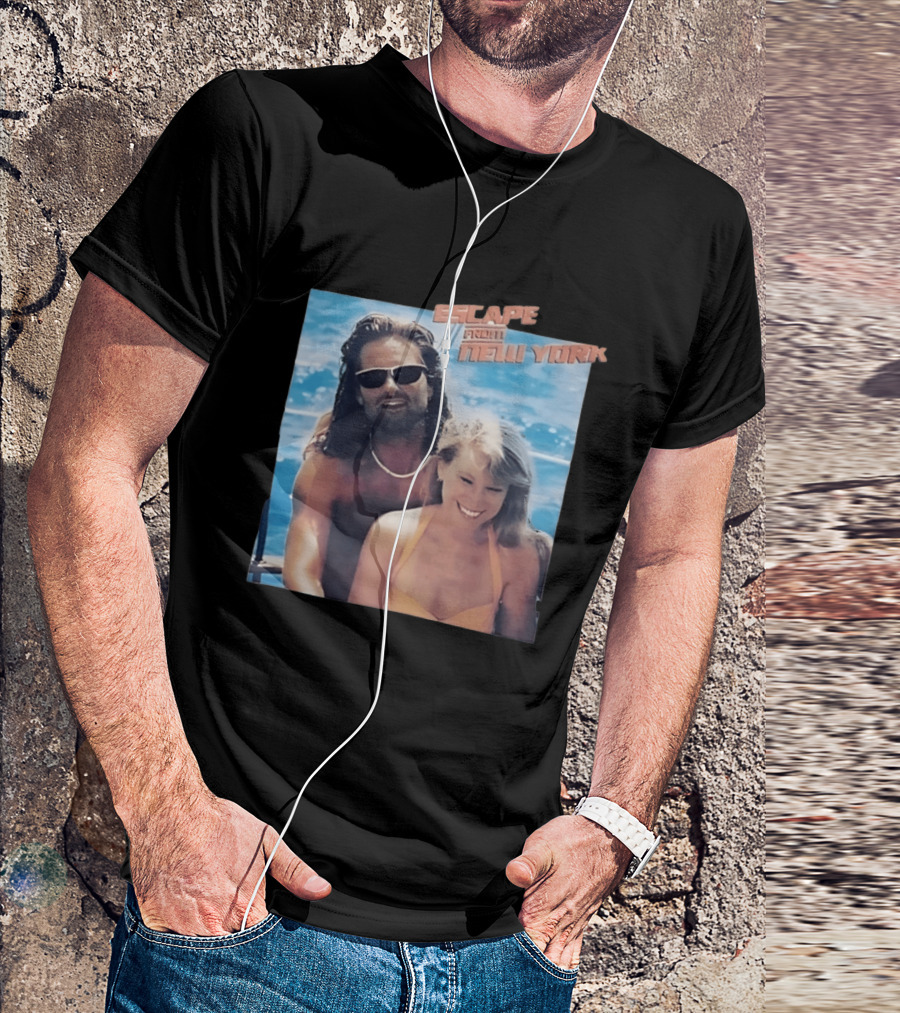 Captain Ron Kurt Russell Mary Kay Place Escape From New York 1992 T-Shirt