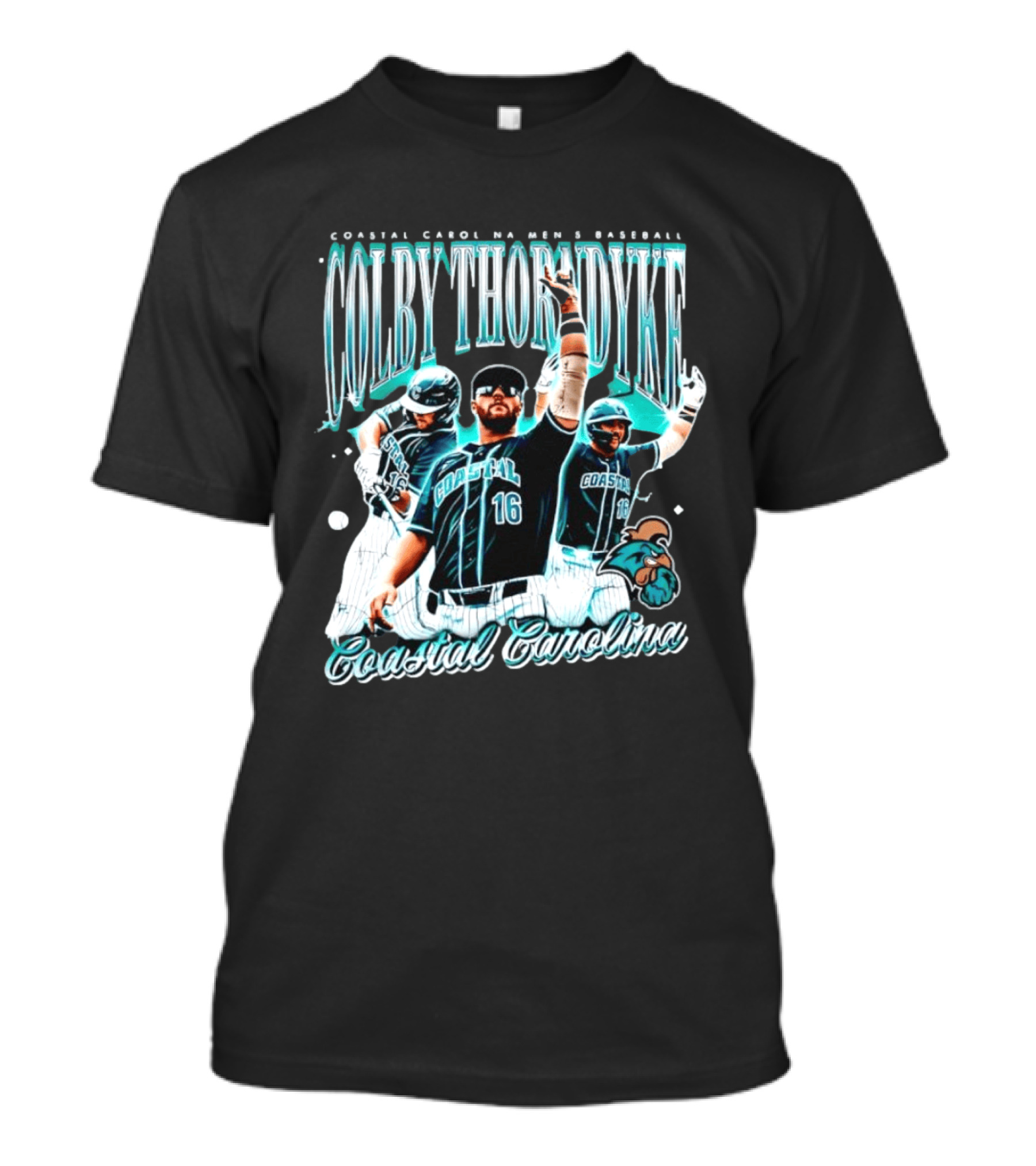 Coastal Carolina Chanticleers Colby Thoradyke Baseball Coastal Carolina T-Shirt