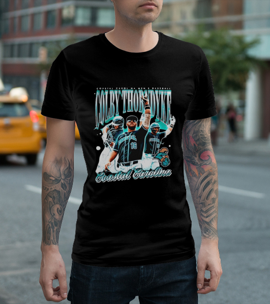 Coastal Carolina Chanticleers Colby Thoradyke Baseball Coastal Carolina T-Shirt