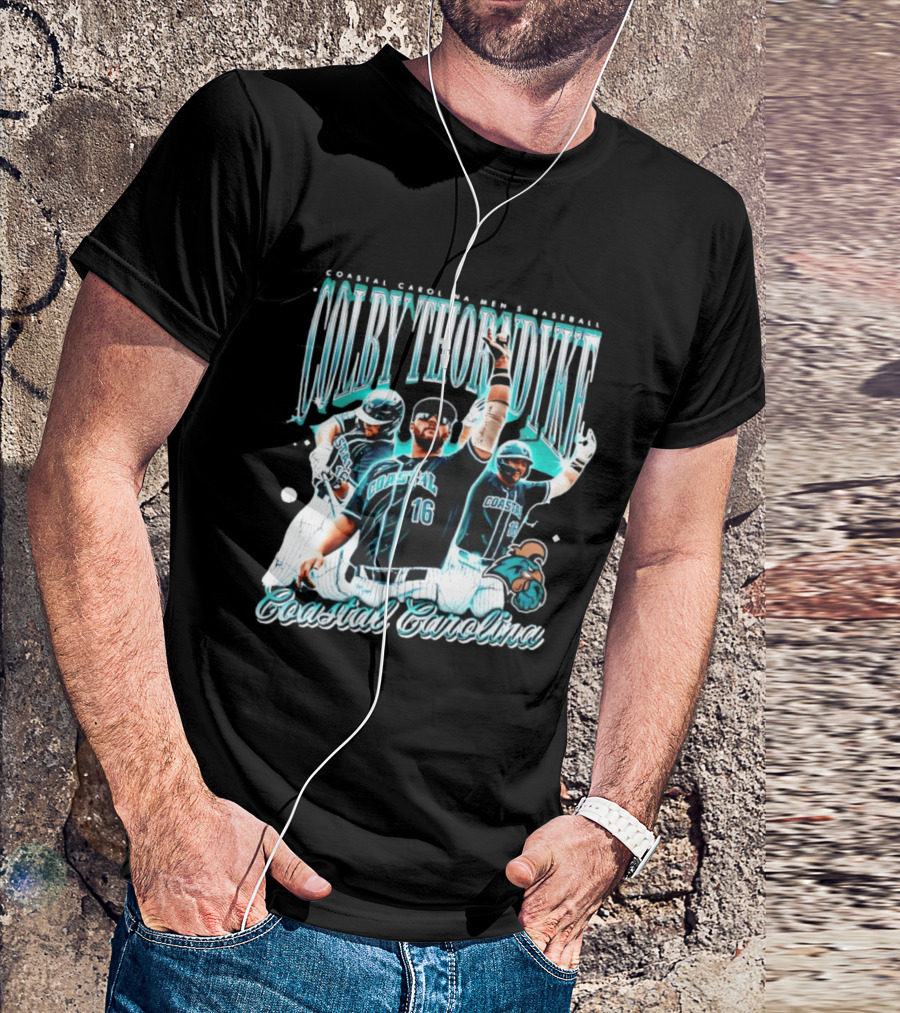 Coastal Carolina Chanticleers Colby Thoradyke Baseball Coastal Carolina T-Shirt
