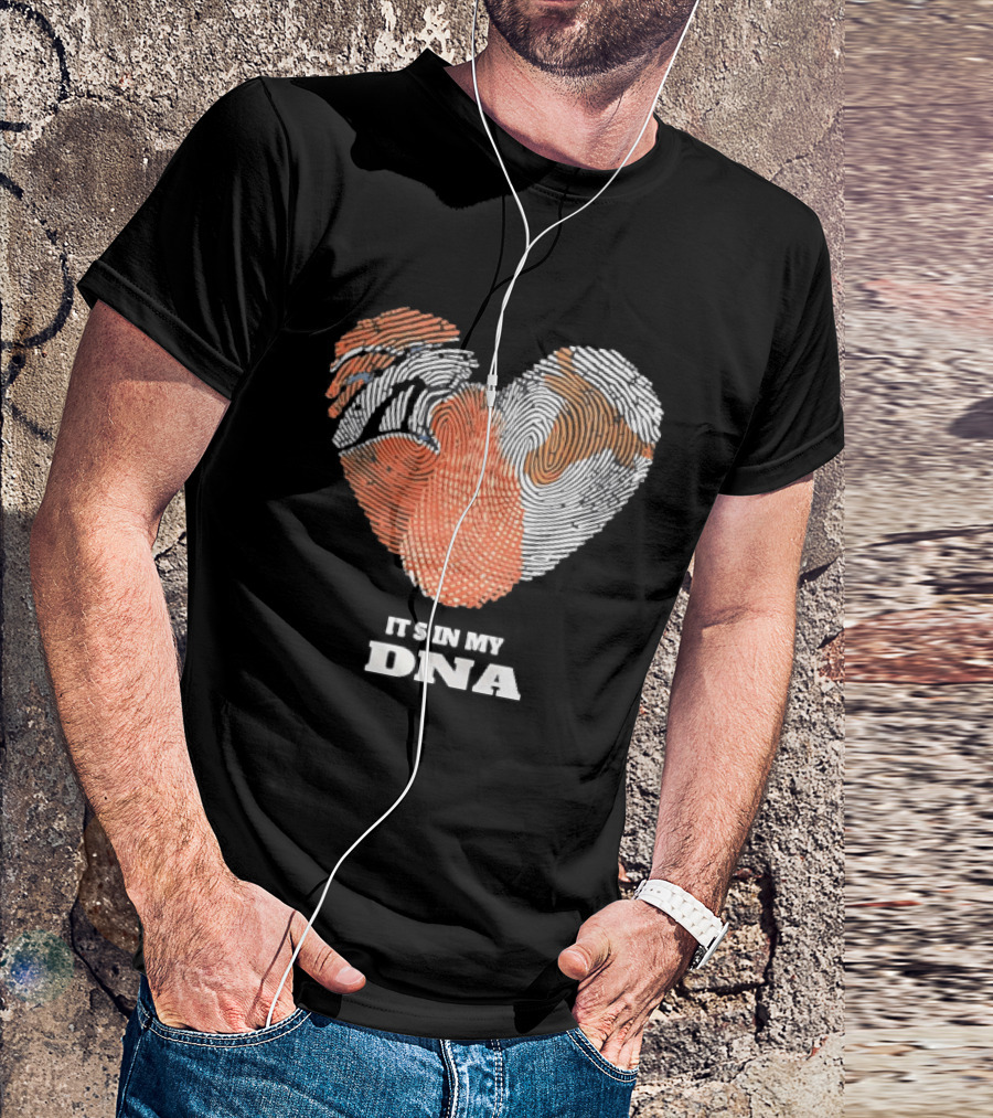 Fingerprint Heart It's In My DNA T-Shirt
