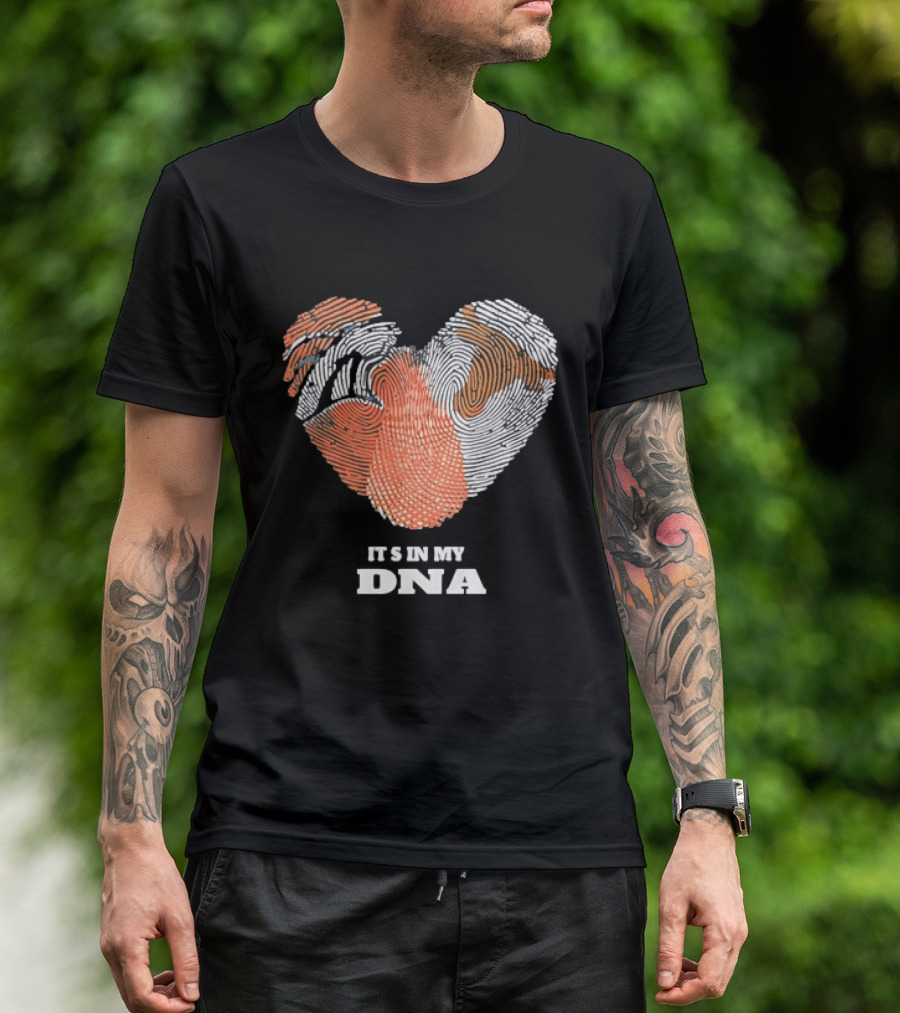 Fingerprint Heart It's In My DNA T-Shirt