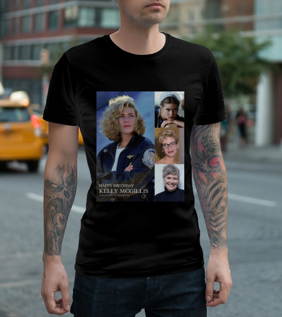 Happy Birthday Kelly McGillis Photos Compilation T-Shirt