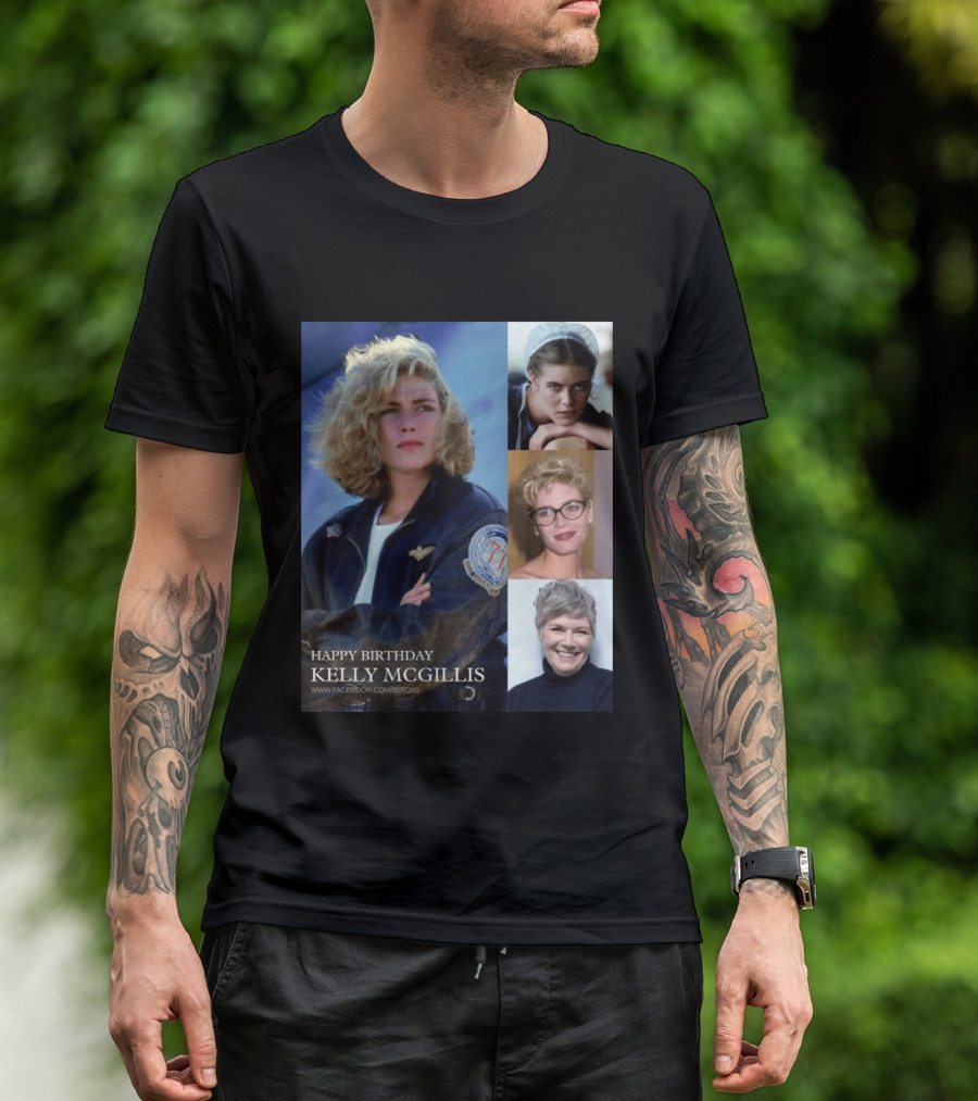 Happy Birthday Kelly McGillis Photos Compilation T-Shirt