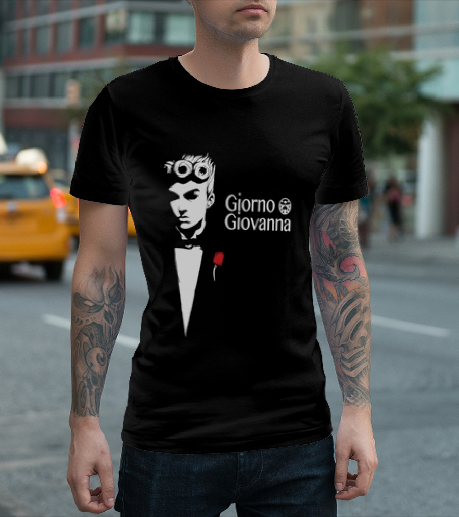 JoJo's Bizarre Adventure Giorno Giovanna Godfather T-Shirt