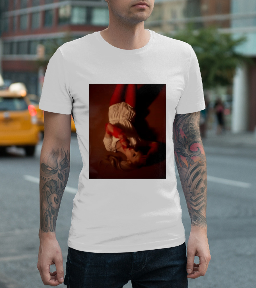 Ariana Grande Red And White Eternal Sunshine Aesthetic T-Shirt