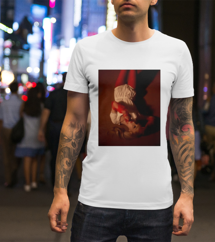 Ariana Grande Red And White Eternal Sunshine Aesthetic T-Shirt