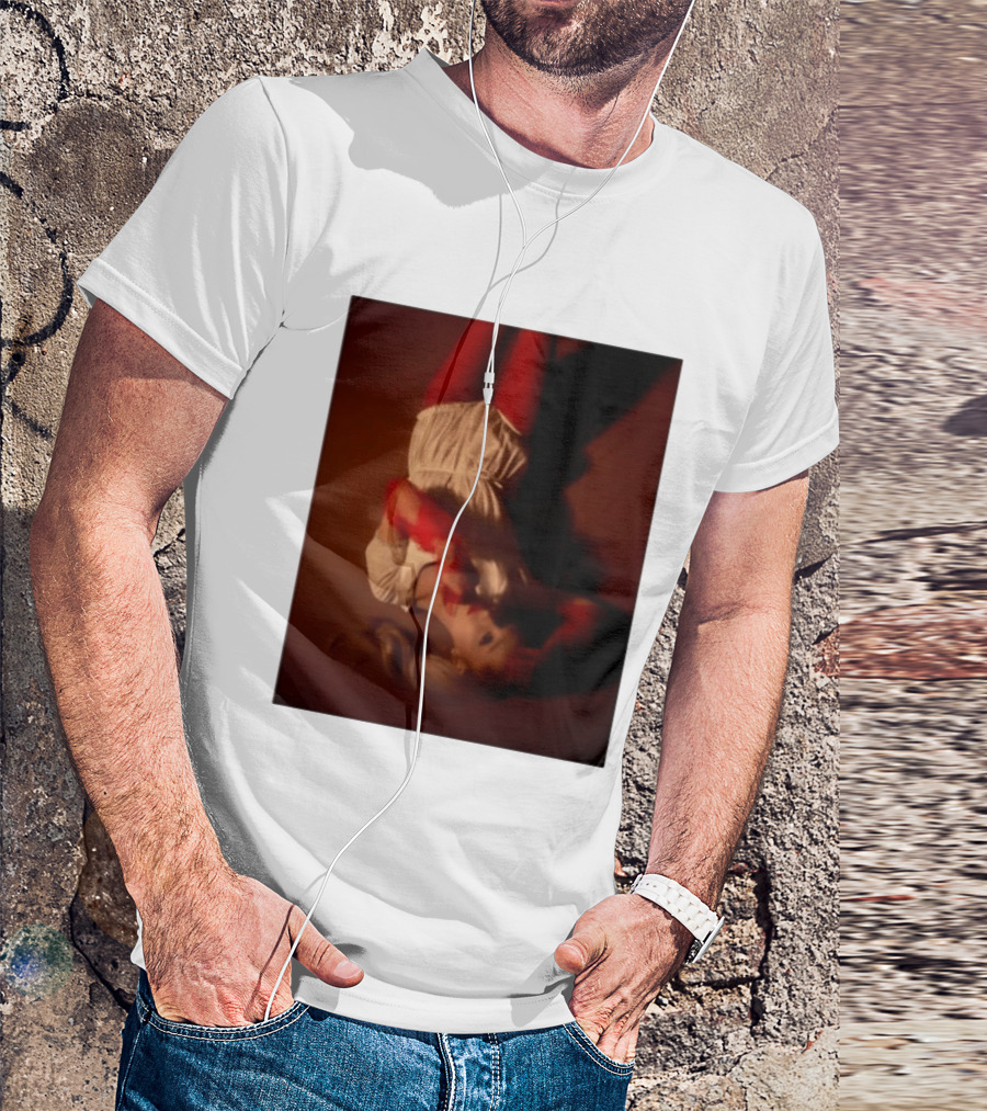 Ariana Grande Red And White Eternal Sunshine Aesthetic T-Shirt
