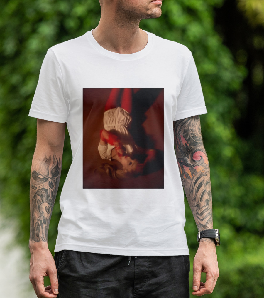 Ariana Grande Red And White Eternal Sunshine Aesthetic T-Shirt