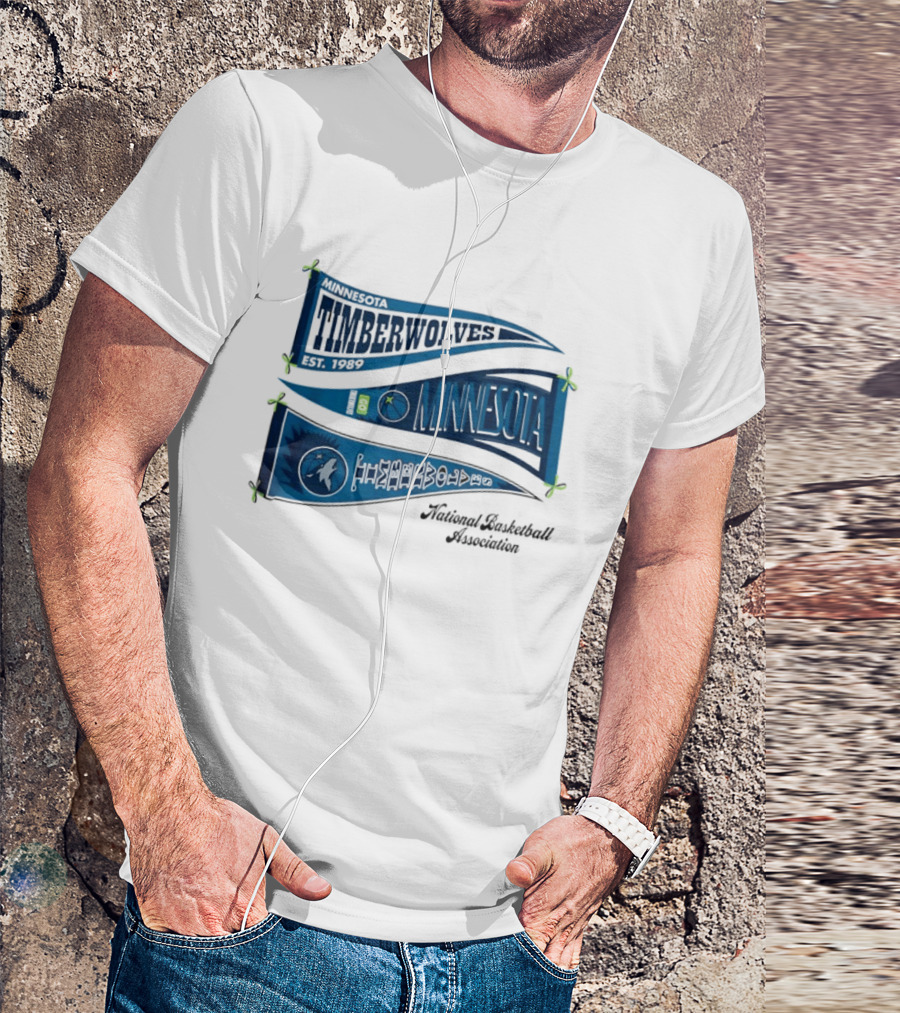Minnesota Timberwolves NBA Pennants T-Shirt