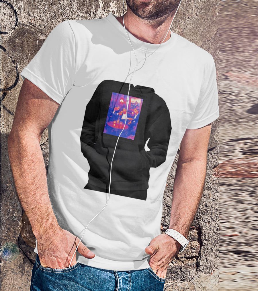 Rafael Nadal Novak Djokovic Roger Federer Tennis Legends The Big Three Iconic Gathering T-Shirt