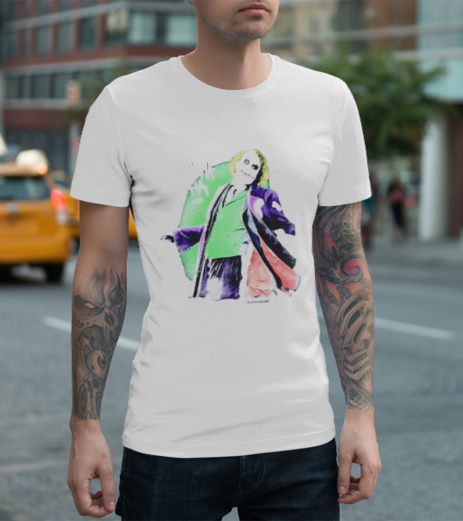 Joker The Dark Knight Ha Ha Ha Iconic Villain Laugh T-Shirt