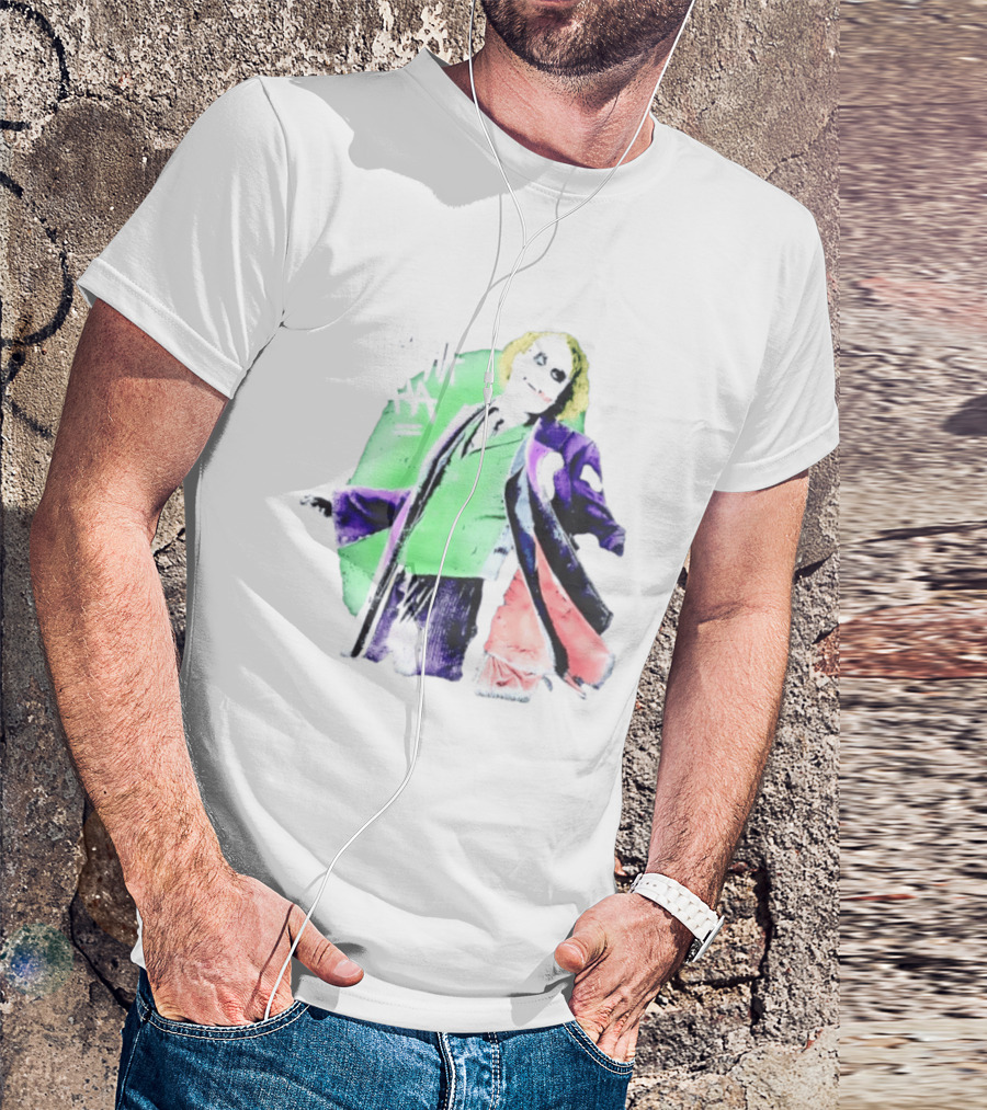 Joker The Dark Knight Ha Ha Ha Iconic Villain Laugh T-Shirt
