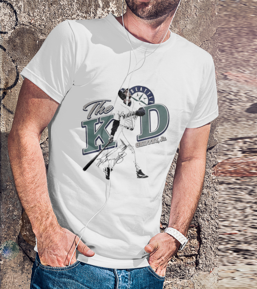 The Kid Seattle Mariners Ken Griffey Jr. Baseball T-Shirt