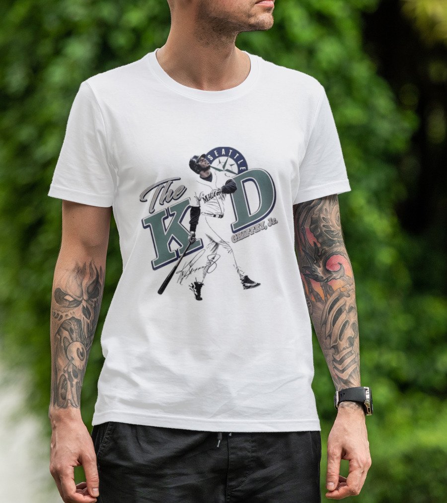 The Kid Seattle Mariners Ken Griffey Jr. Baseball T-Shirt
