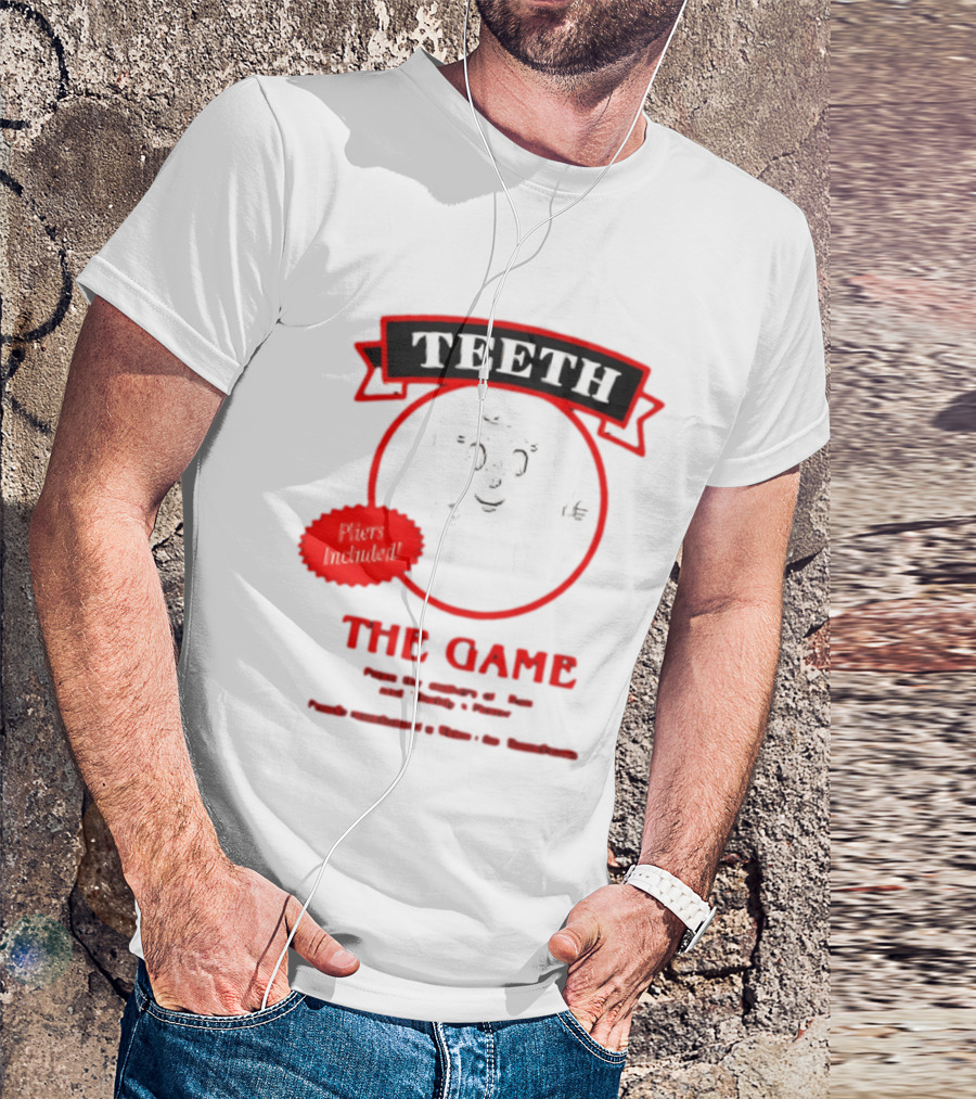 Teeth The Game Pliers Included From The Authors Of Widow's Bay Board Game T-Shirt