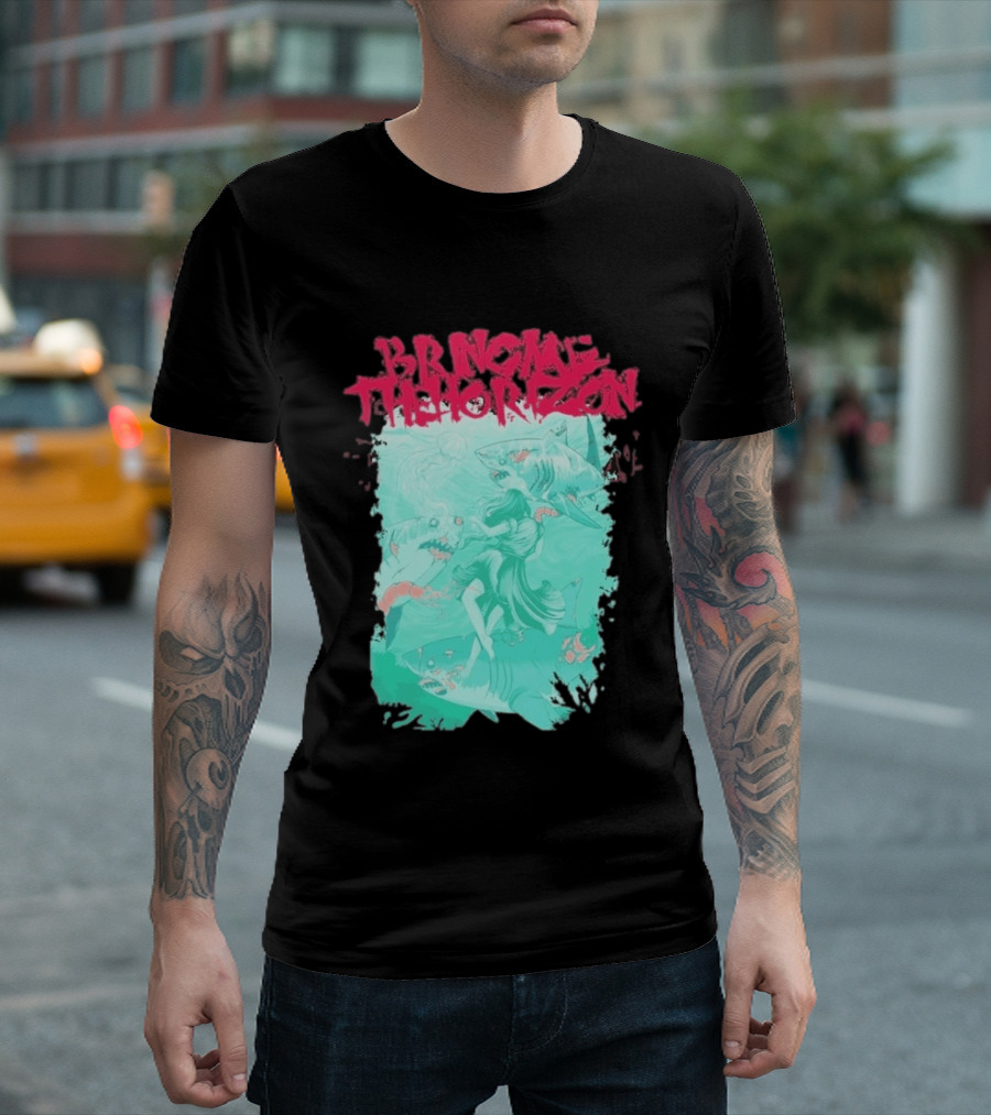 Bring Me The Horizon Shark Attack Artwork 2026 T-Shirt