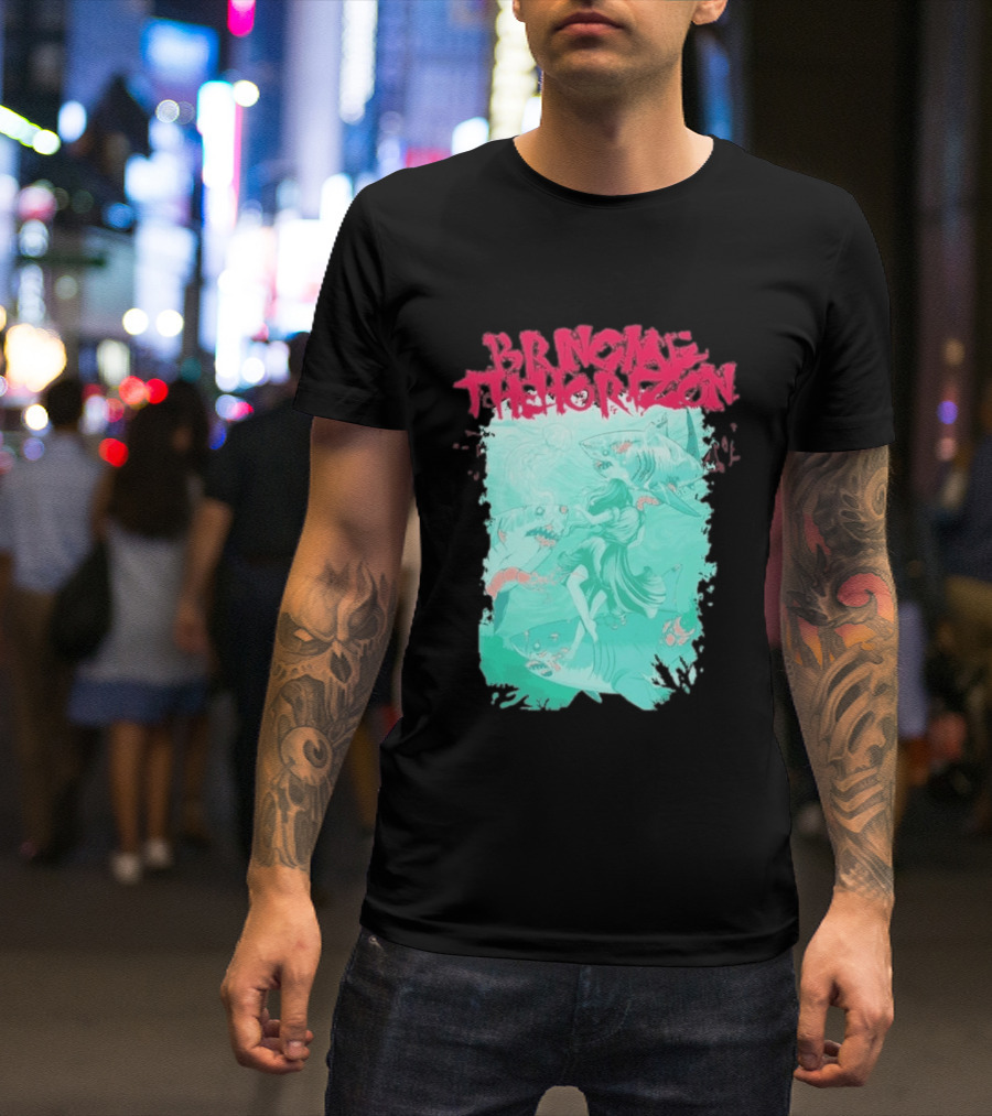 Bring Me The Horizon Shark Attack Artwork 2026 T-Shirt
