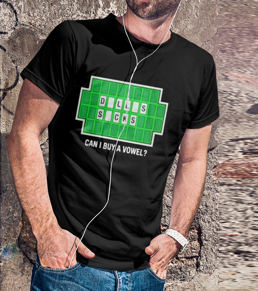 Dalls Scks Can I Buy A Vowel Game Show T-Shirt