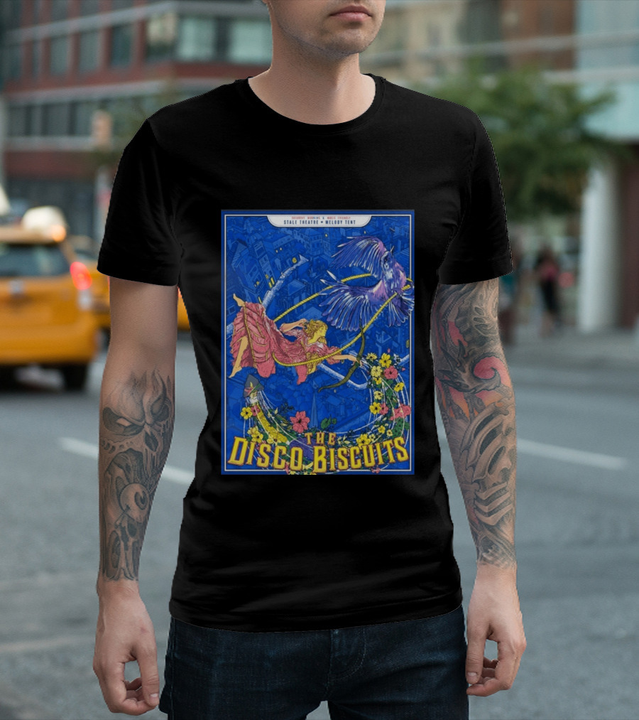 The Disco Biscuits July 11 2026 Jeezum Crow Music Festival Vermont Tour Stale Theatre Melody Tent T-Shirt