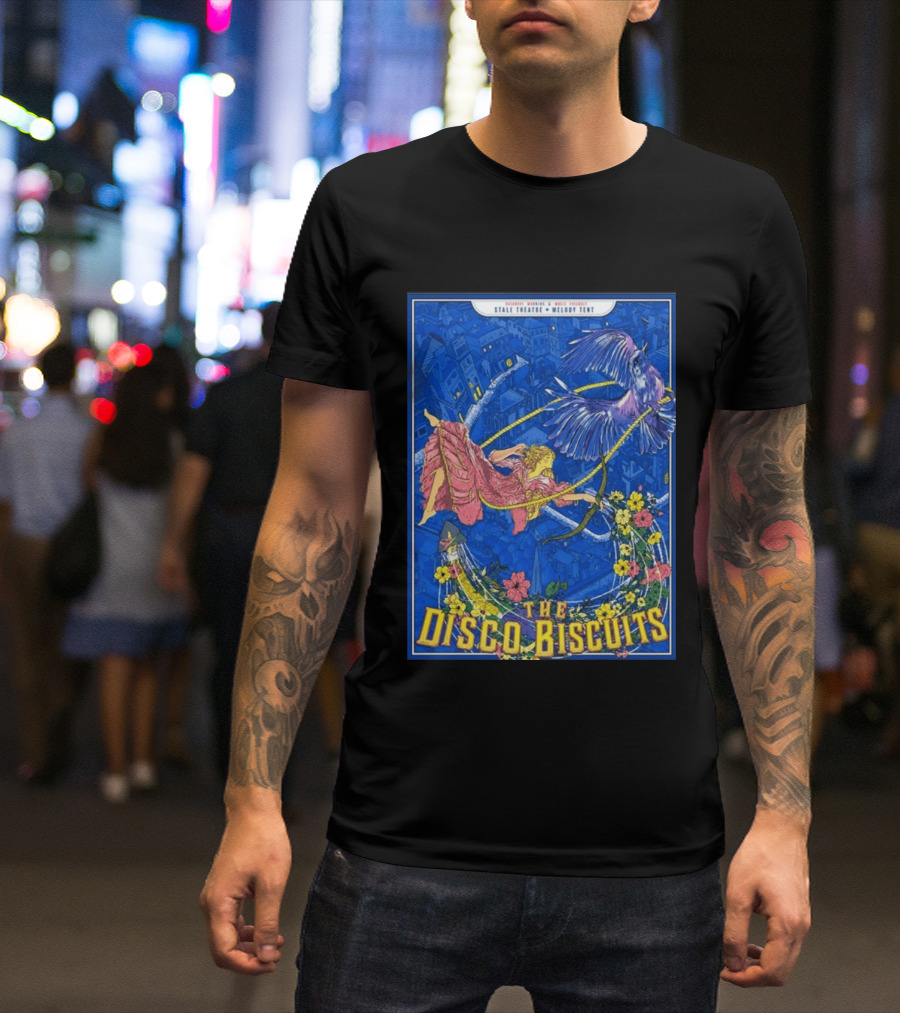 The Disco Biscuits July 11 2026 Jeezum Crow Music Festival Vermont Tour Stale Theatre Melody Tent T-Shirt