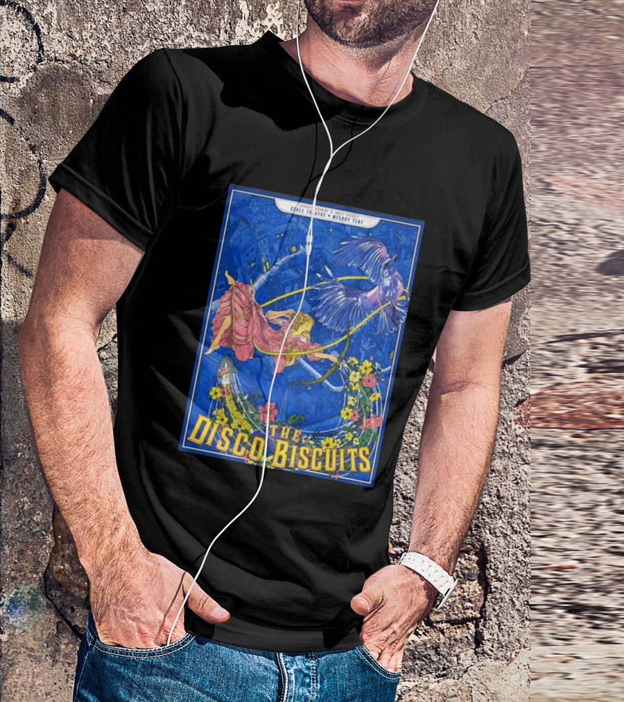 The Disco Biscuits July 11 2026 Jeezum Crow Music Festival Vermont Tour Stale Theatre Melody Tent T-Shirt