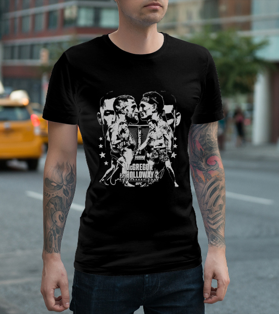 UFC McGregor Vs Holloway 2 Face Off Event 2023 T-Shirt