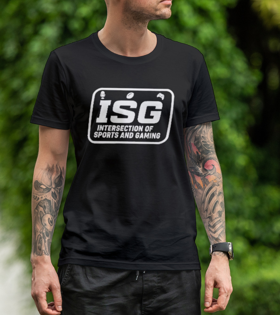 ISG Intersection Of Sports And Gaming Podcast Fans Media Collectors T-Shirt