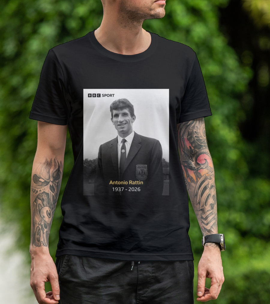 BBC Sport Antonio Rattín 1937 2026 Argentina AFA T-Shirt
