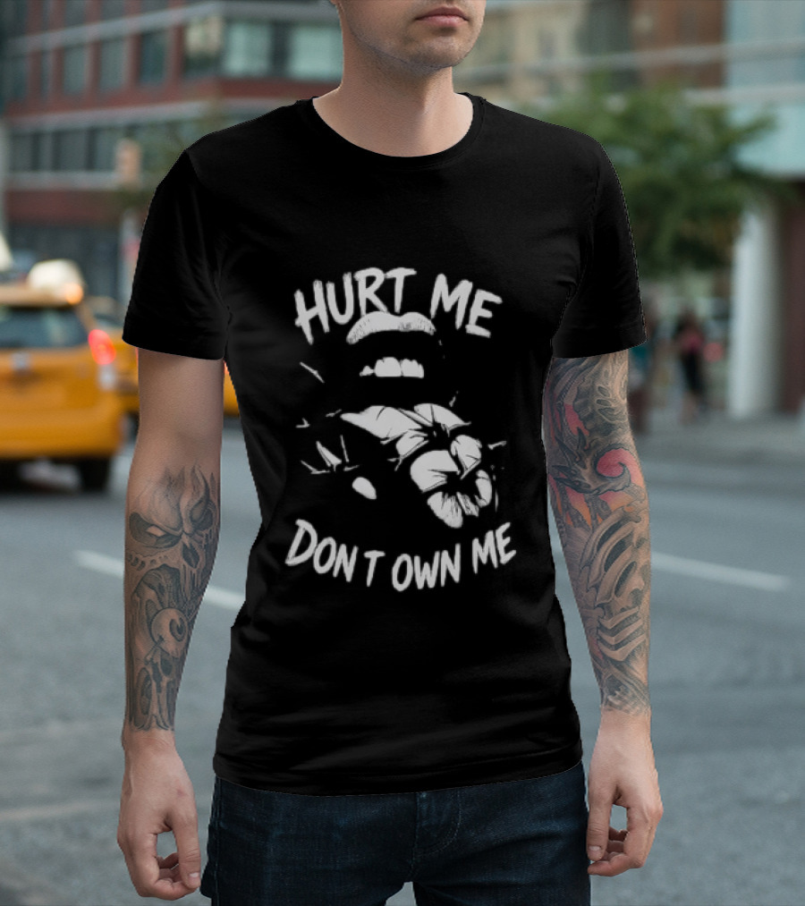 Hurt Me Don't Own Me Spiked Tongue T-Shirt