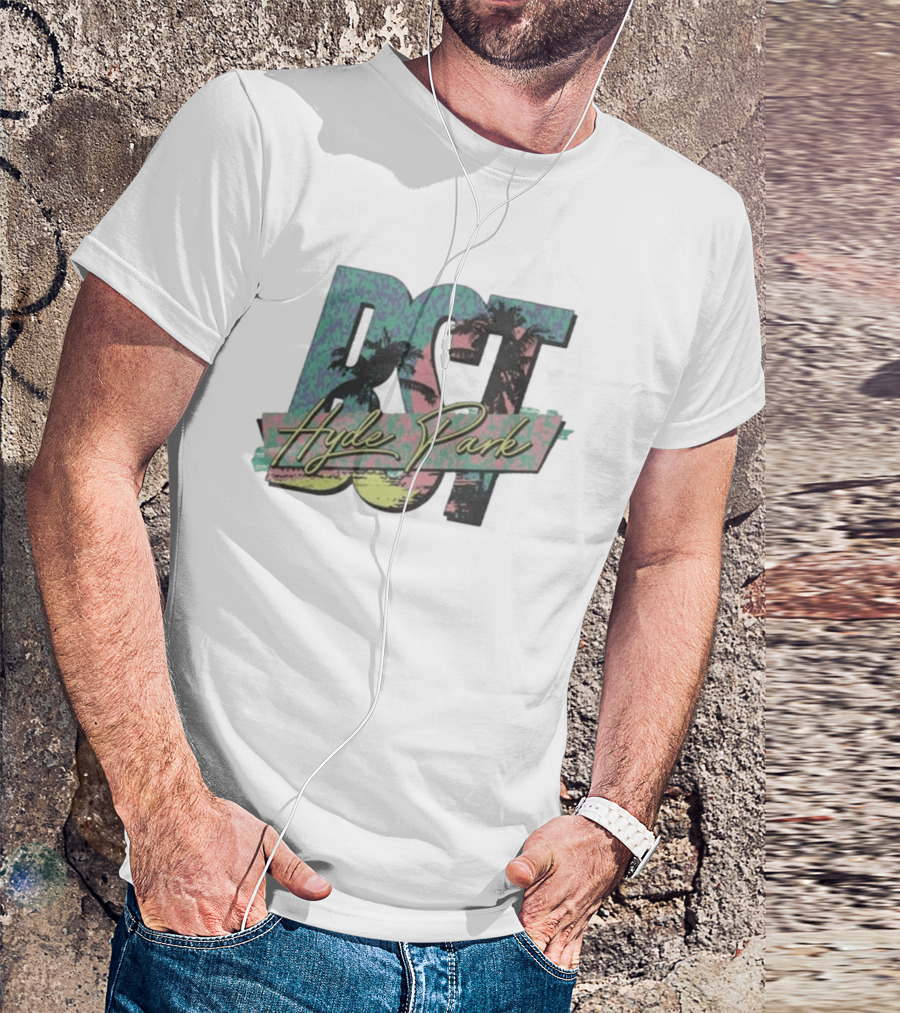 BST Hyde Park 10th July 2026 Pitbull Event Tropical Palms T-Shirt