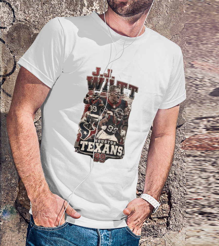J.J. Watt Houston Texans 99 NFL Football Player T-Shirt